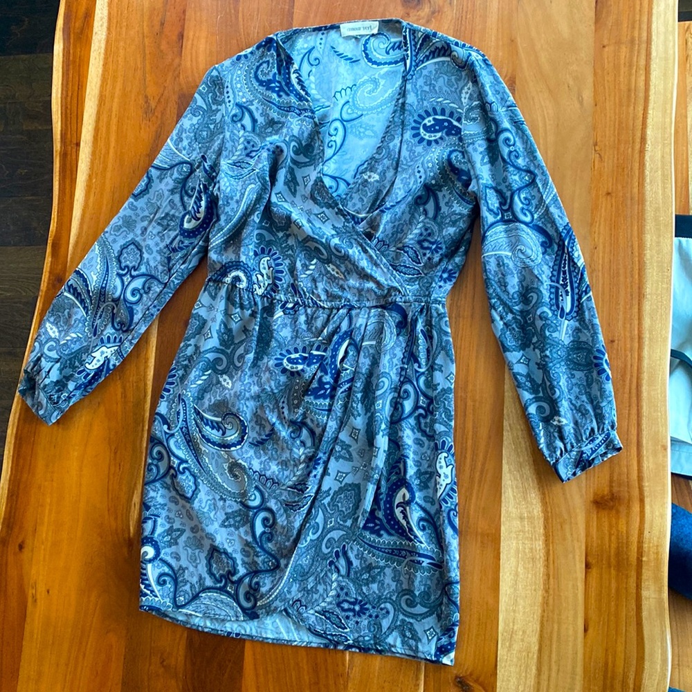100% silk cocktail dress
